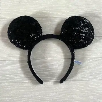 미키 스팽글 머리띠