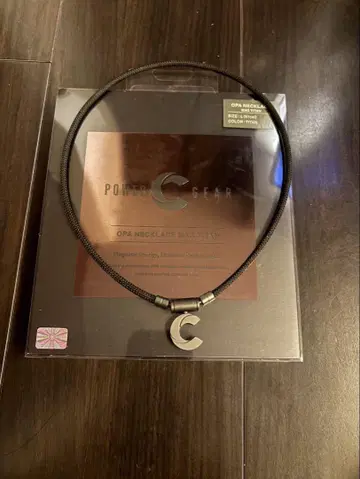 POWER GEAR 파워드 기어 OPA 목걸이 티타늄 L 사이즈 51cm