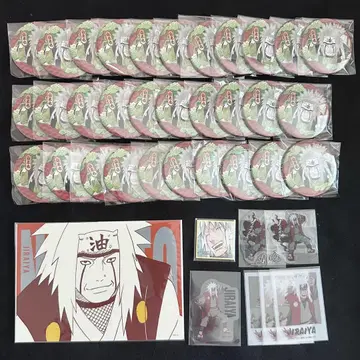 NARUTO 지라이야 캔뱃지 컬렉션 캔뱃지 아트 카드 다이소