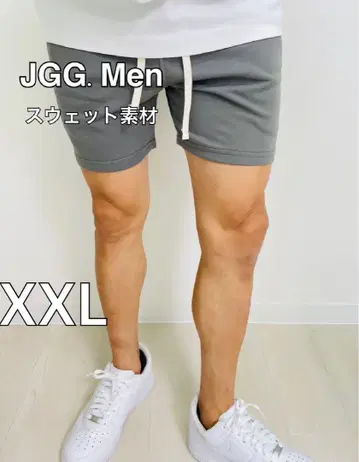 JGG.Men 제깅맨 스키니 맨투맨 하프 팬츠 mgxxl