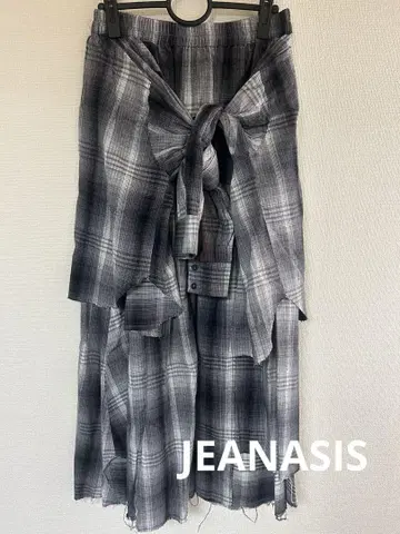 JEANASIS 셔츠 라이크 아지메 체크 스커트