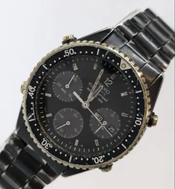 Seiko 7A38-6010 크로노그래프 스포츠 37mm