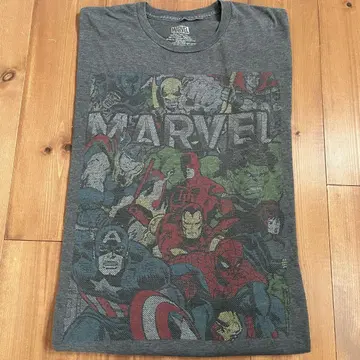 USA Marvel 아메리칸 코믹스 T셔츠 그레이 2XL