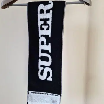 SUPER BEAVER 블랙 머플러 타월