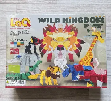 LaQ 와일드 킹덤 박스 없음 플라스틱 케이스 없음, 내용물만!