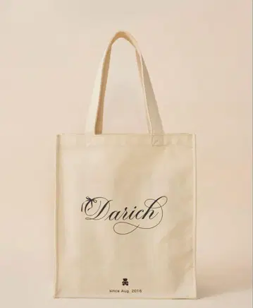 Darich 다리치 DR 로고 에코 토트백
