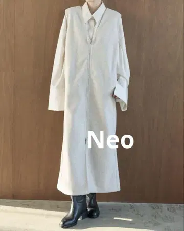 AIC. 딥 V넥 롱 원피스 살로펫