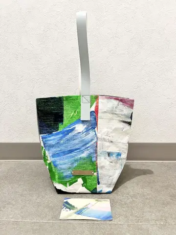모노토 아트 손그림 캔버스 원 숄더백