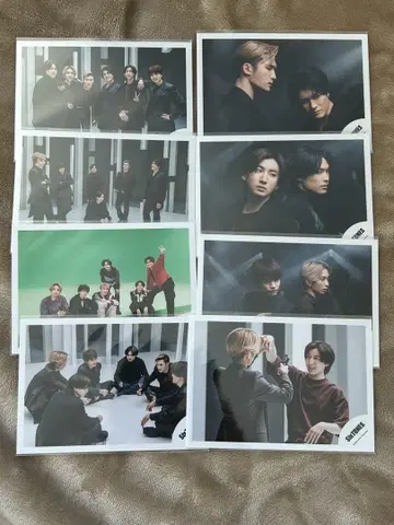 SixTONES 공식 사진 8장 세트