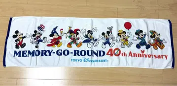 도쿄 디즈니 리조트 새상품급 40주년 기념 페이스 타월
