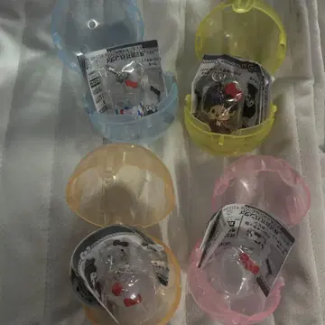 몬치치 헬로키티 가챠가챠 메지루시 액세서리 세미 컴프 세트