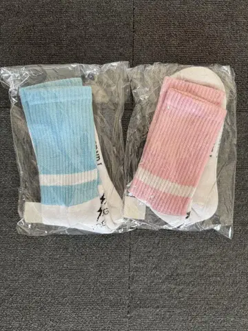FRGMT FUKUSKE 삭스 스카이블루 핑크 세트 V.A.