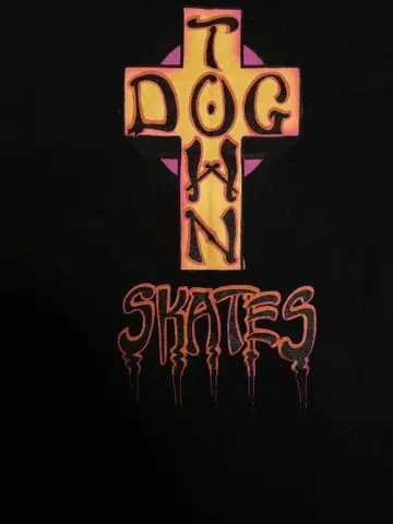 DOGTOWN T셔츠 XL 블랙 sun burst 도그타운