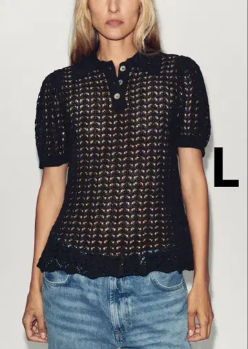 ZARA 자라 포원텔 니트 폴로넥 상의