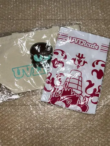 UVERcafe 카페 토트백과 반다나
