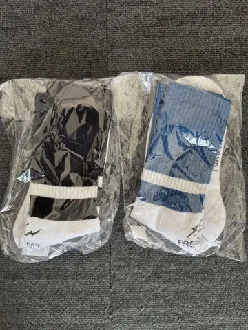 FRGMT FUKUSKE Socks 블랙 파랑 세트 V.A.