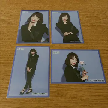 IZ*ONE 아이즈원 미야와키 사쿠라 브로마이드 컴프 Black suit