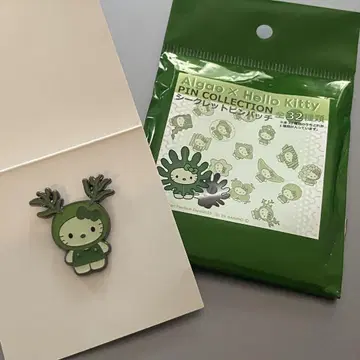 해조 키티 핀 배지 히지키