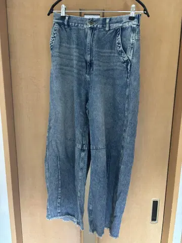 니코앤드 셀프 컷 배럴 팬츠