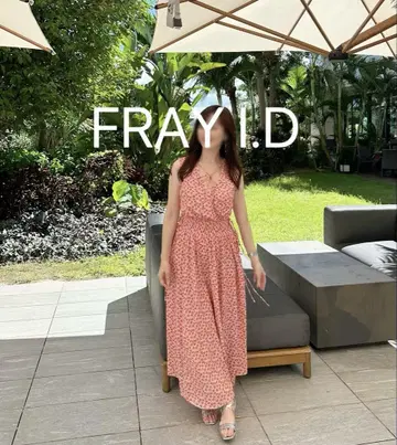 프레이 아이디 2WAY 플라워 프린트 원피스