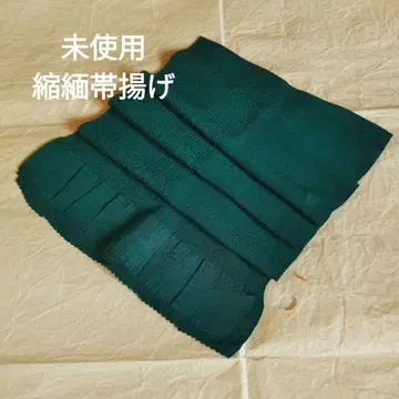 순수 실크 미사용 크레이프 원단 오비 장식 천