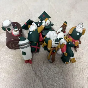 스벅 산타클로스 피규어 세트 크리스마스