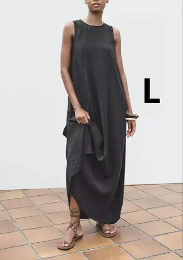 ZARA 자라 플루이드 미디 기장 원피스 새상품, 미사용