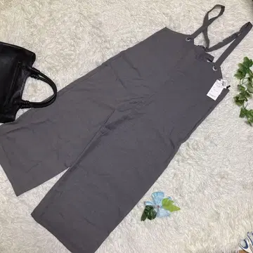 미사용 새상품 한치 살로펫 그레이 폴리에스테르 포켓 귀여운 M