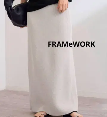 FRAMeWORK 와플 스트레이트 스커트