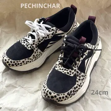 PECHINCHAR 페신샤 야마다야 애니멀 무늬 스니커즈 24cm