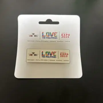 간사이 만박 EXPO 2025 필리핀관 한정판 핀 배지