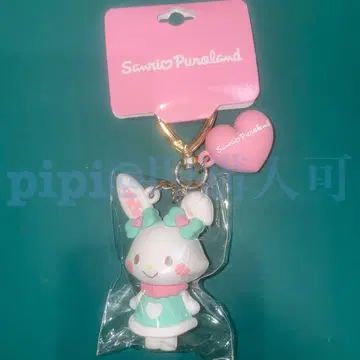 멜 PVC 마스코트 원 포인트 하트 퓨로 키링