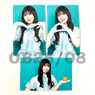 노기자카46 미니 브로마이드 오가와 아야 네이블 오렌지 3장 컴프