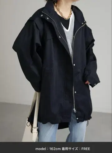 ap retro 2WAY 밀리터리 자켓 모즈 코트 네이비