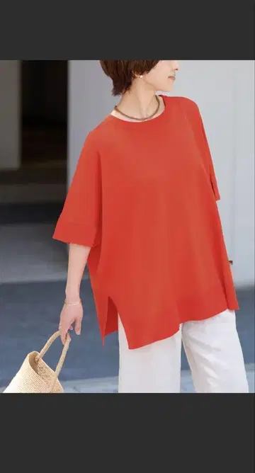 접촉 냉감 / 워셔블 쿨 판초 풀오버