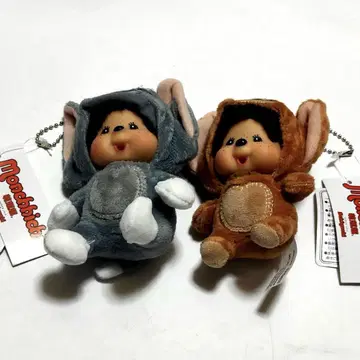 몬치치 인형옷 마스코트 쥐&고양이 세트