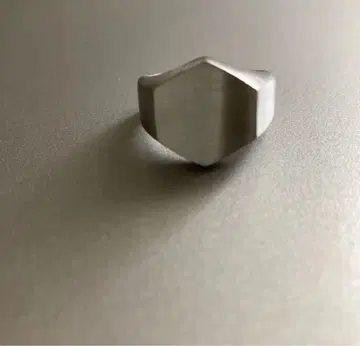 실버 반지 육각형 hexagon 심플 22호