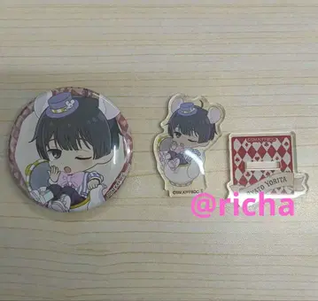 요다 아야토 꽃은 늠름하게 피다 트레이딩 캔뱃지 아크릴 스탠드 빅카메라