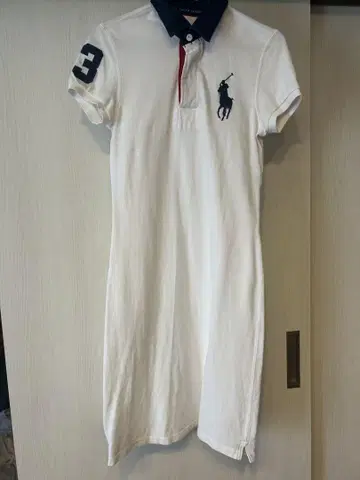 랄프 로렌 피케 셔츠 원피스 반팔