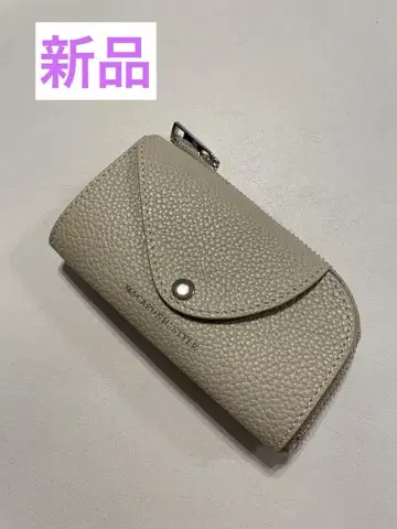 새상품 마카로닉 스타일 슈링크 키 지갑