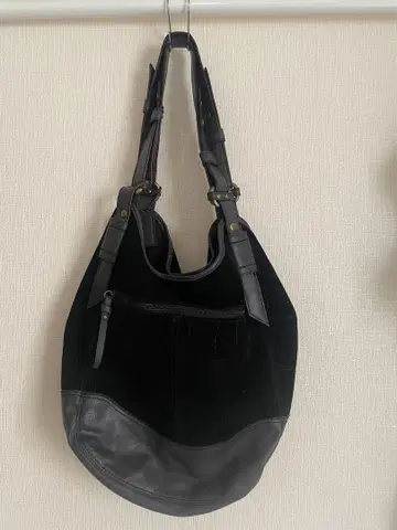 00-90s archive leather suede docking bag