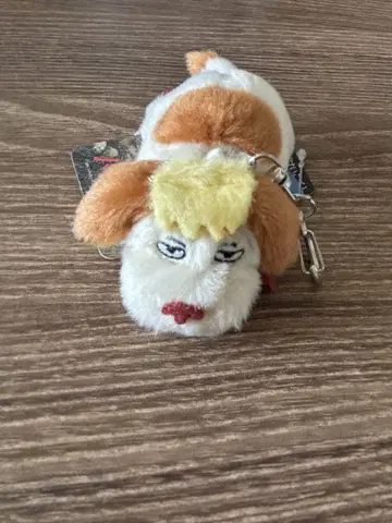 힌 봉제 인형 키링