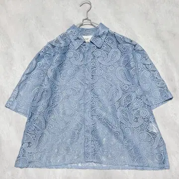 SHIKI tokyo 시키 토쿄 오버 사이즈 레이스 페이즐리 S