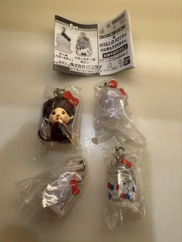 몬치치 헬로키티 메지루시 액세서리 가챠가챠 세미 컴프 세트