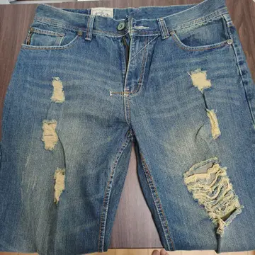 아베크롬비 앤 피치 데미지 데님 팬츠 청바지 구제 의류 W36L32
