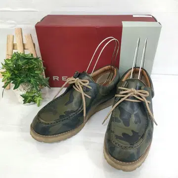 레어 리갈 REGAL 카모플라쥬 치로리안 신발 가죽 56WR 25cm