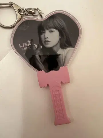LISA 하트형 키링 BLACKPINK