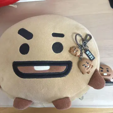 BT21 봉제 인형 피규어 키링 세트