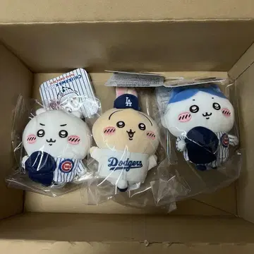 치이카와 마스코트 MLB 콜라보 다저스 컵스