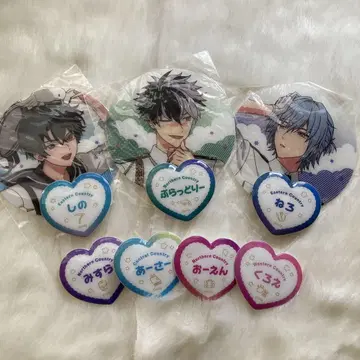 마법사의 약속 부채와 하트형 이름 배지